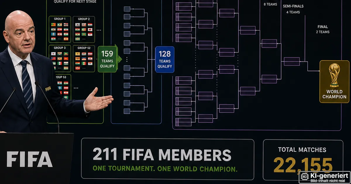 Erstmals alle 211 Verbände als Teilnehmer: FIFA präsentiert Spielplan der WM 2034
