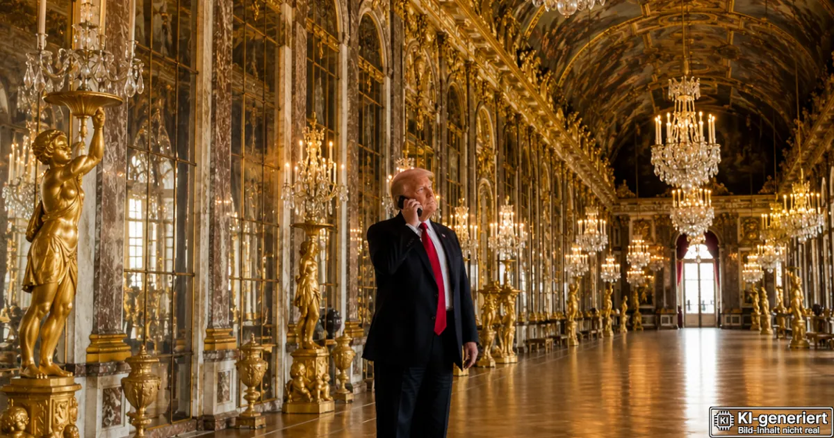 "Viel mehr Gold und so!": Nach dem Besuch in Versailles hat Trump Änderungswünsche für seinen Ballsaal "Viel mehr Gold und so!": Nach dem Besuch in Versailles hat Trump Änderungswünsche für seinen Ballsaal