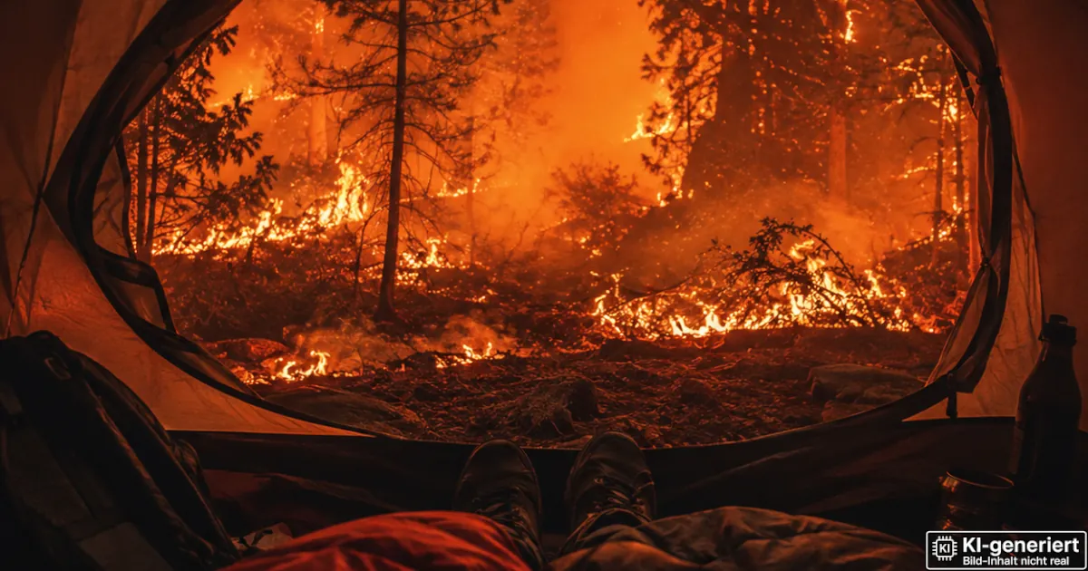 Kalifornisches Startup entwickelt feuerfestes Campingzelt