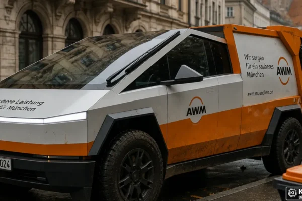 München präsentiert: Den neuen Cybertruck-Müllwagen!