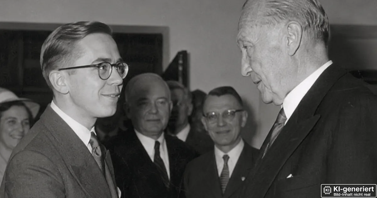 Adenauer-Vertrauter erhält Ministerposten Adenauer-Vertrauter erhält Ministerposten