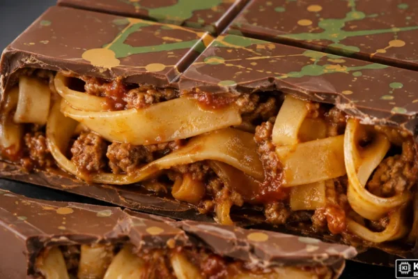 Italienischer Chocolatier erfindet Bolognese-Schokolade Italienischer Chocolatier erfindet Bolognese-Schokolade