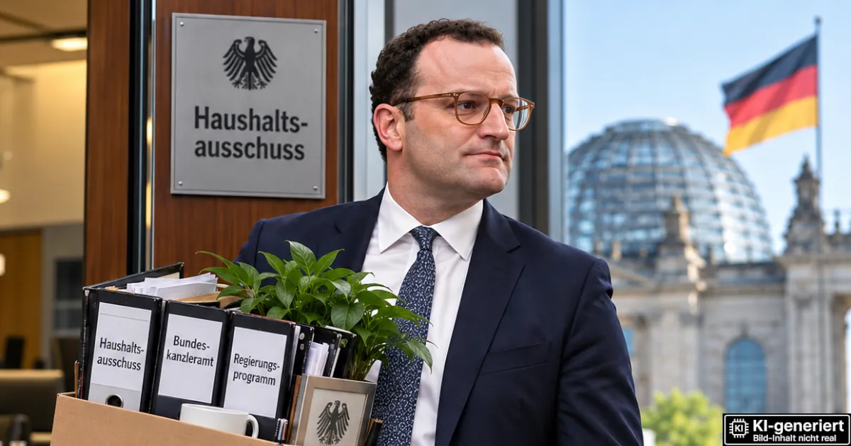 Braucht die Zeit zur Vorbereitung auf das Amt des Bundeskanzlers: Jens Spahn tritt aus Haushaltsausschuss zurück Braucht die Zeit zur Vorbereitung auf das Amt des Bundeskanzlers: Jens Spahn tritt aus Haushaltsausschuss zurück